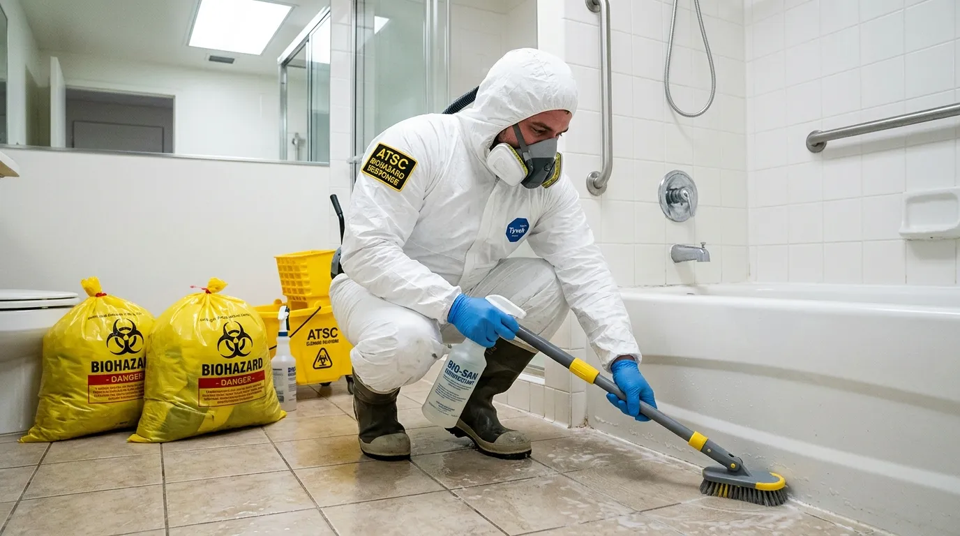 Decontamination equipment deployed for Blood Cleanup in Muskego